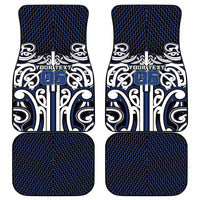 Custom Aotearoa Ngati Tuwharetoa Car Mats Maori Tribal Pattern Mix Poutama