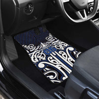 Custom Aotearoa Ngati Tuwharetoa Car Mats Maori Tribal Pattern Mix Poutama