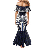 Custom Aotearoa Ngati Tuwharetoa Family Matching Mermaid Dress and Hawaiian Shirt Maori Tribal Pattern Mix Poutama LT05 - Polynesian Pride