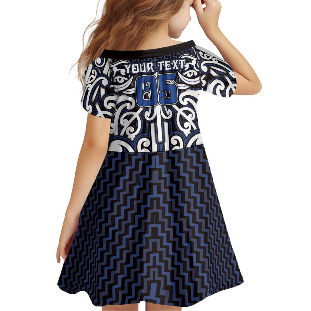 Custom Aotearoa Ngati Tuwharetoa Family Matching Off Shoulder Short Dress and Hawaiian Shirt Maori Tribal Pattern Mix Poutama LT05 - Polynesian Pride