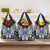 Custom Aotearoa Ngati Tuwharetoa Grocery Bag Maori Tribal Pattern Mix Poutama
