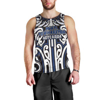 Custom Aotearoa Ngati Tuwharetoa Men Tank Top Maori Tribal Pattern Mix Poutama LT05 - Polynesian Pride