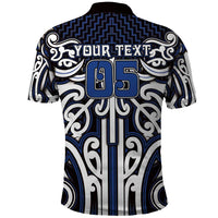 Custom Aotearoa Ngati Tuwharetoa Polo Shirt Maori Tribal Pattern Mix Poutama LT05 - Polynesian Pride