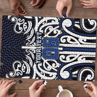 Custom Aotearoa Ngati Tuwharetoa Puzzle Maori Tribal Pattern Mix Poutama