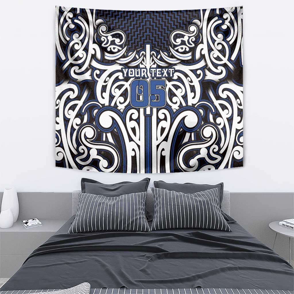 Custom Aotearoa Ngati Tuwharetoa Tapestry Maori Tribal Pattern Mix Poutama