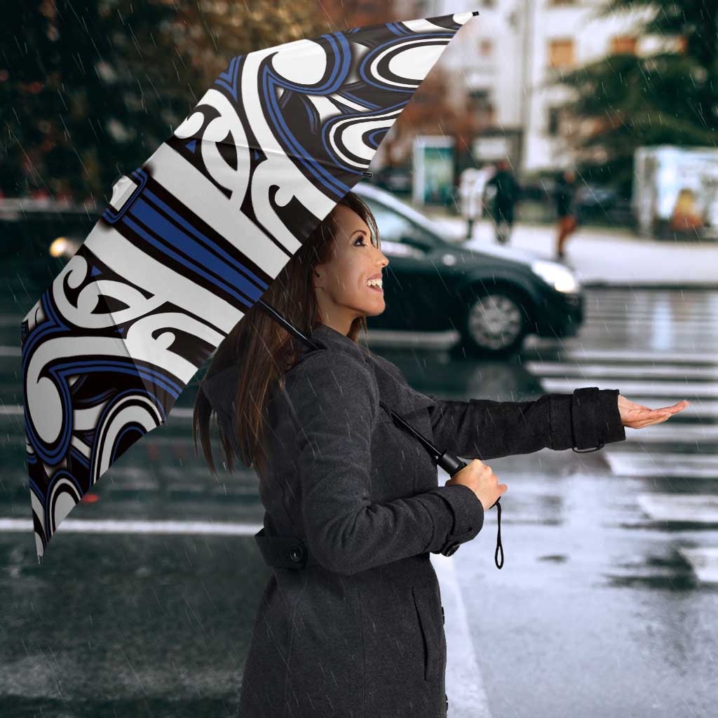 Custom Aotearoa Ngati Tuwharetoa Umbrella Maori Tribal Pattern Mix Poutama