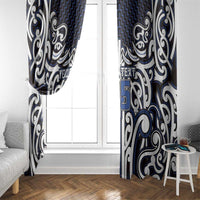 Custom Aotearoa Ngati Tuwharetoa Window Curtain Maori Tribal Pattern Mix Poutama LT05 - Polynesian Pride