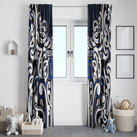 Custom Aotearoa Ngati Tuwharetoa Window Curtain Maori Tribal Pattern Mix Poutama LT05 - Polynesian Pride