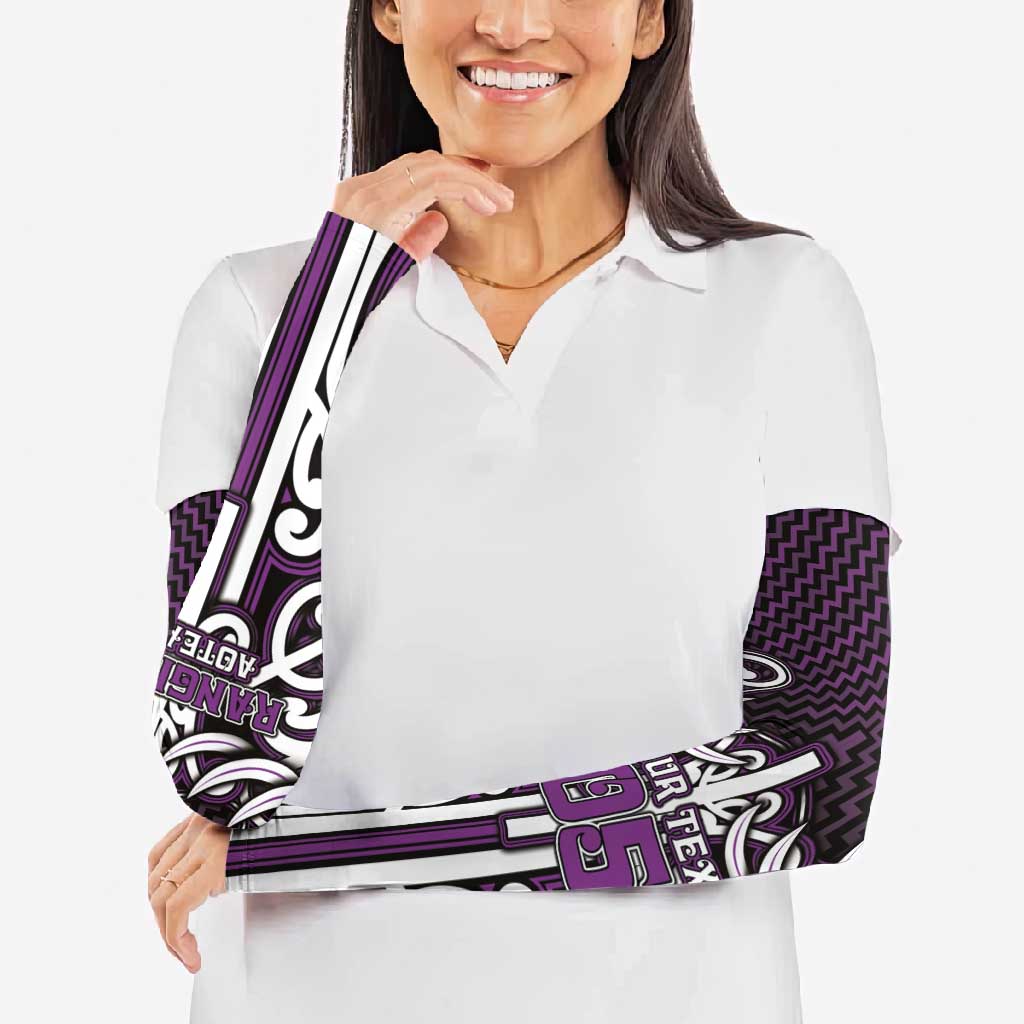 Custom Aotearoa Rangitane Arm Sleeves Maori Tribal Pattern Mix Poutama