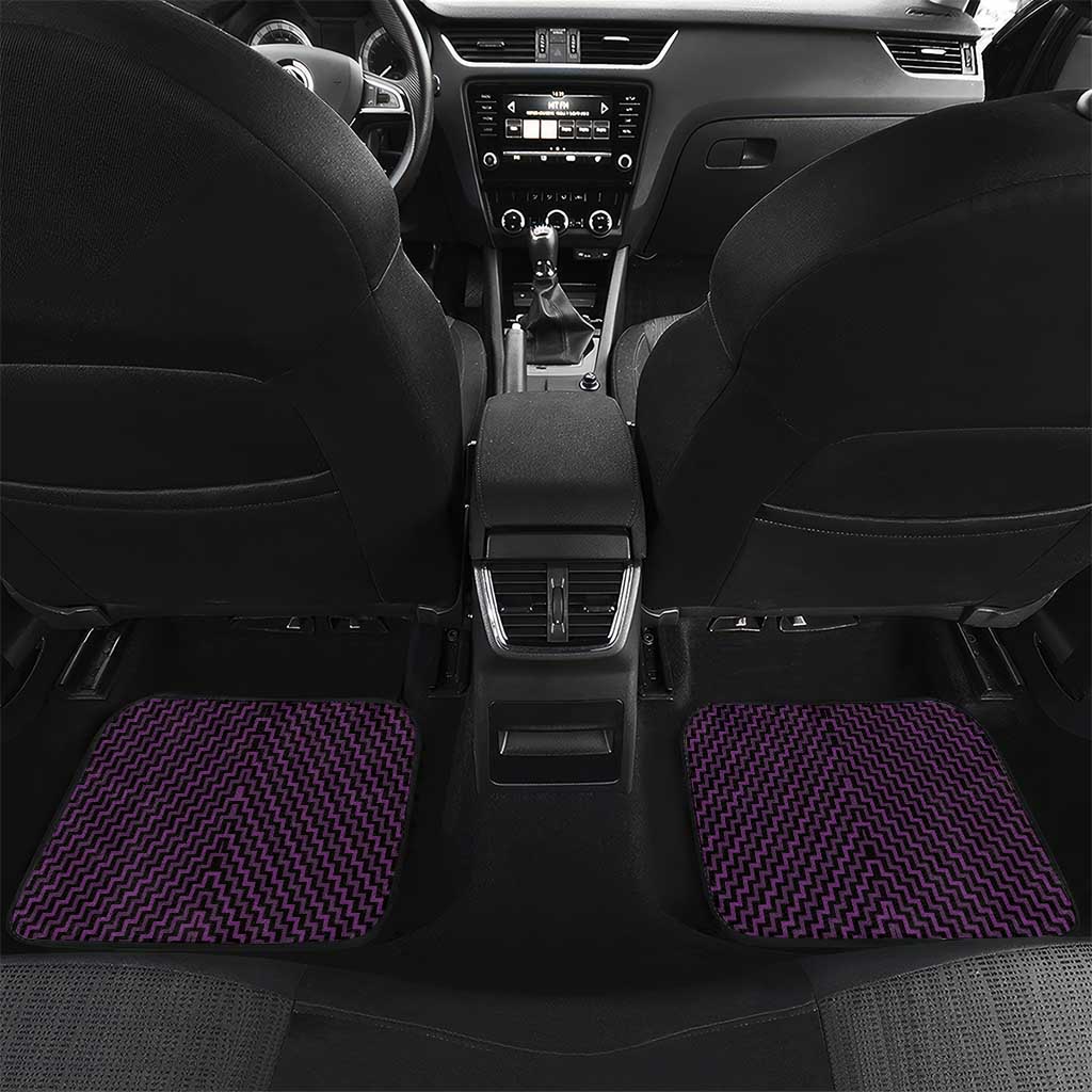 Custom Aotearoa Rangitane Car Mats Maori Tribal Pattern Mix Poutama