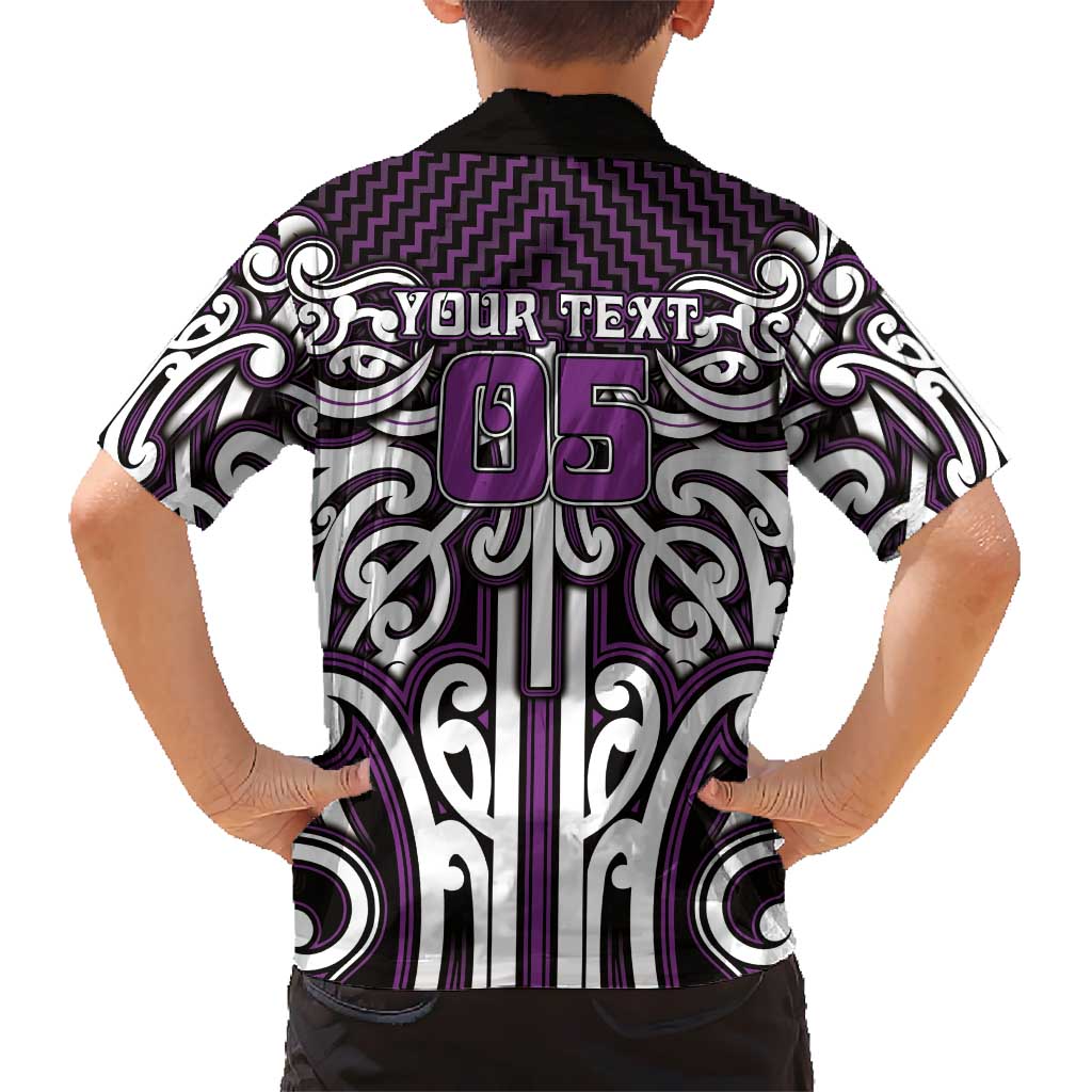 Custom Aotearoa Rangitane Family Matching Puletasi and Hawaiian Shirt Maori Tribal Pattern Mix Poutama LT05 - Polynesian Pride