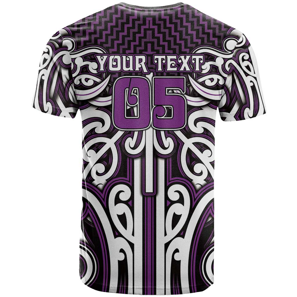 Custom Aotearoa Rangitane T Shirt Maori Tribal Pattern Mix Poutama