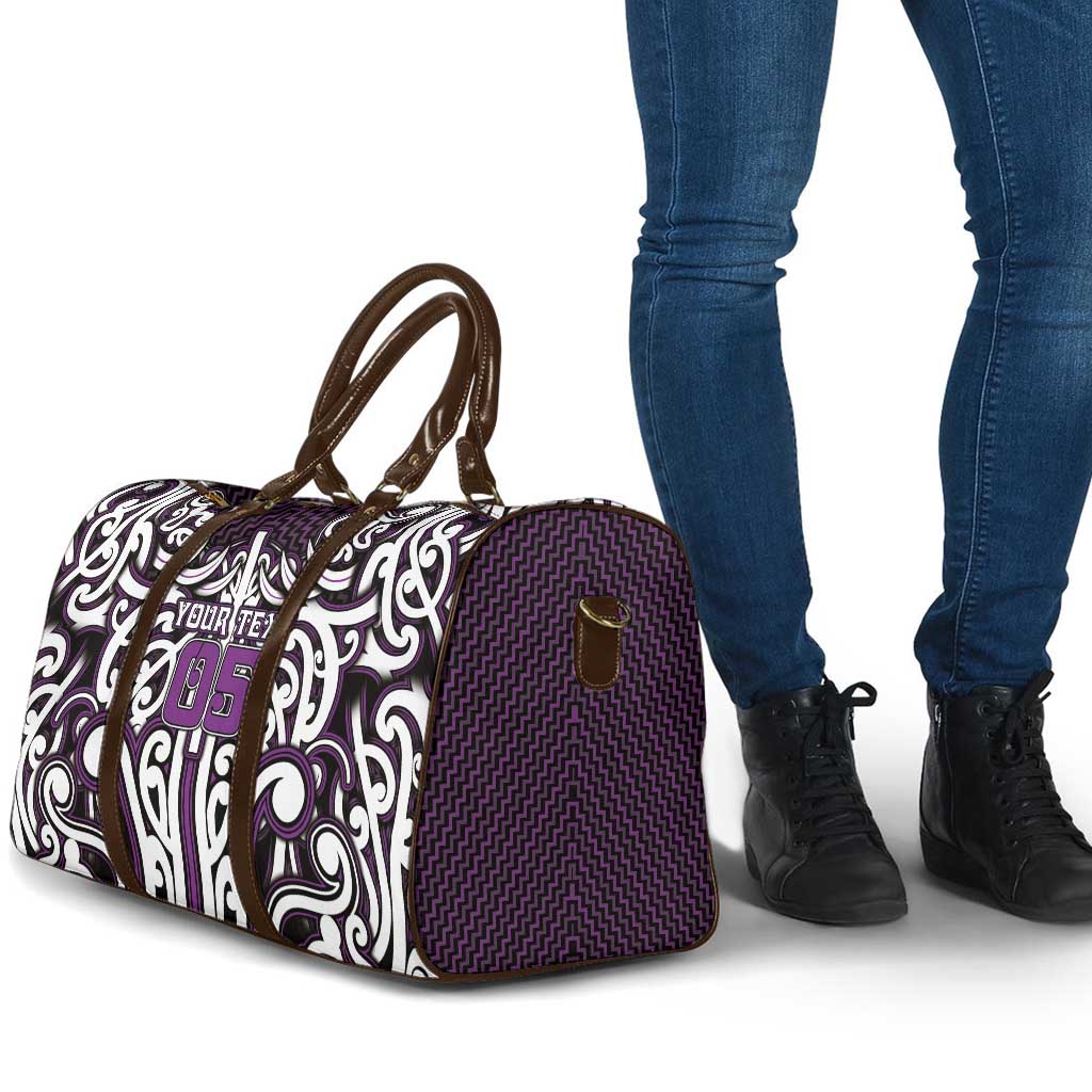 Custom Aotearoa Rangitane Travel Bag Maori Tribal Pattern Mix Poutama LT05 - Polynesian Pride