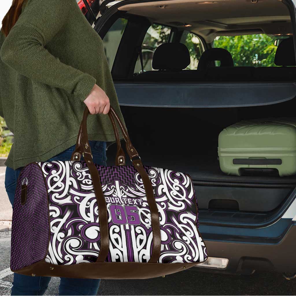 Custom Aotearoa Rangitane Travel Bag Maori Tribal Pattern Mix Poutama LT05 - Polynesian Pride
