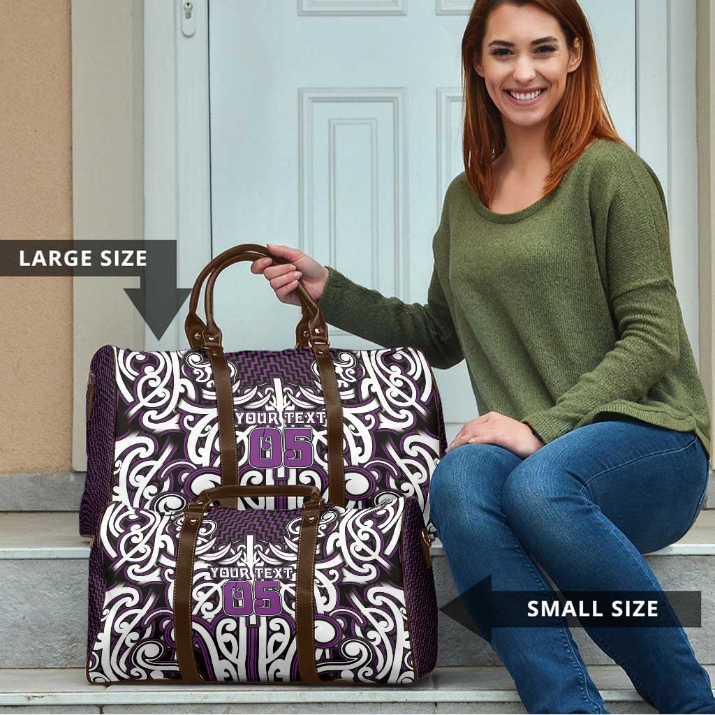 Custom Aotearoa Rangitane Travel Bag Maori Tribal Pattern Mix Poutama LT05 - Polynesian Pride