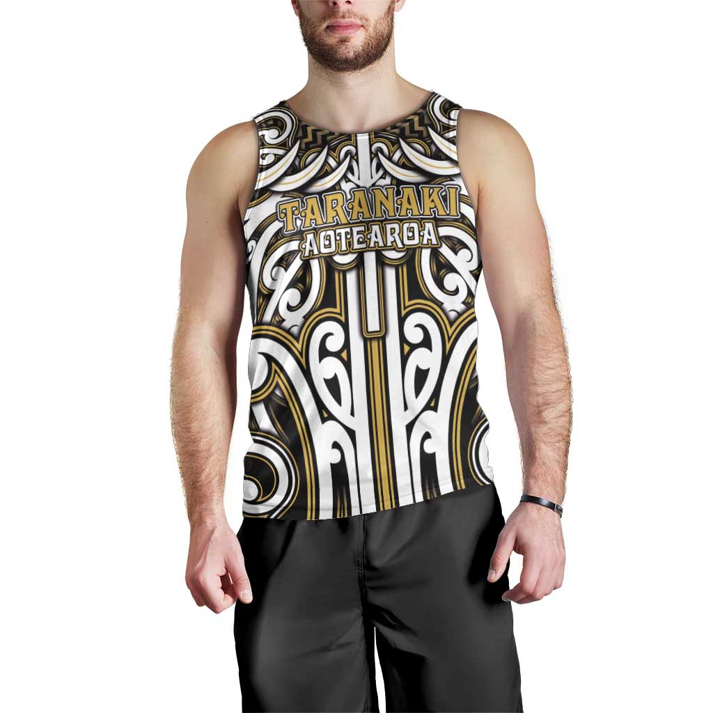 Custom Aotearoa Taranaki Men Tank Top Maori Tribal Pattern Mix Poutama