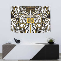 Custom Aotearoa Taranaki Tapestry Maori Tribal Pattern Mix Poutama