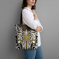 Custom Aotearoa Taranaki Tote Bag Maori Tribal Pattern Mix Poutama