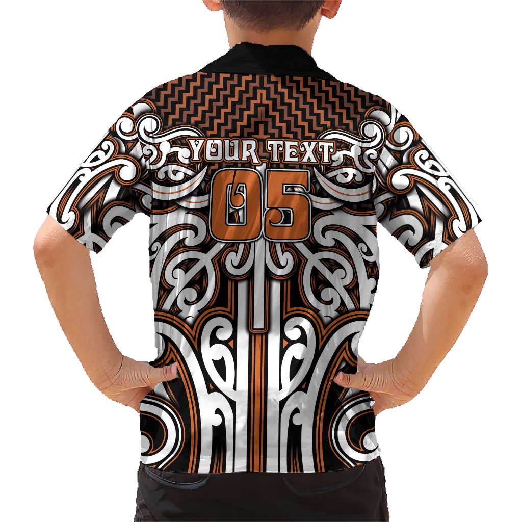 Custom Aotearoa Waikato Family Matching Tank Maxi Dress and Hawaiian Shirt Maori Tribal Pattern Mix Poutama LT05 - Polynesian Pride