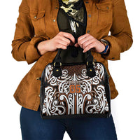 Custom Aotearoa Waikato Shoulder Handbag Maori Tribal Pattern Mix Poutama LT05 - Polynesian Pride