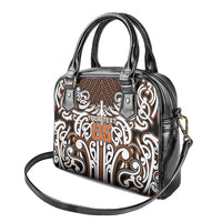 Custom Aotearoa Waikato Shoulder Handbag Maori Tribal Pattern Mix Poutama LT05 - Polynesian Pride