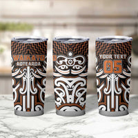 Custom Aotearoa Waikato Tumbler Cup Maori Tribal Pattern Mix Poutama