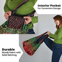 Custom Aotearoa Tuhoe Grocery Bag Maori Tribal Pattern Mix Poutama