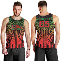 Custom Aotearoa Tuhoe Men Tank Top Maori Tribal Pattern Mix Poutama
