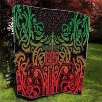 Custom Aotearoa Tuhoe Quilt Maori Tribal Pattern Mix Poutama