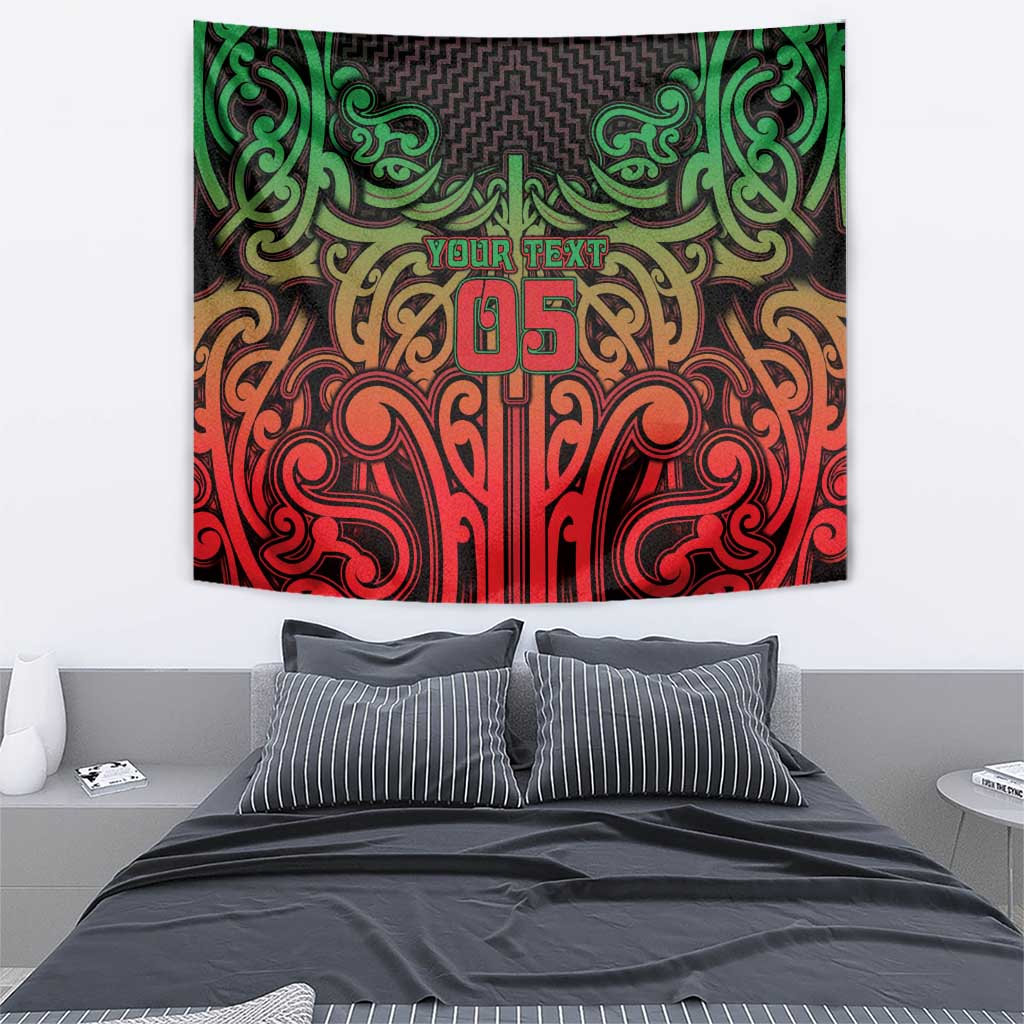 Custom Aotearoa Tuhoe Tapestry Maori Tribal Pattern Mix Poutama