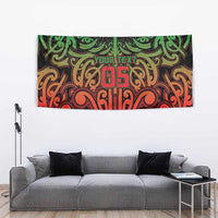 Custom Aotearoa Tuhoe Tapestry Maori Tribal Pattern Mix Poutama