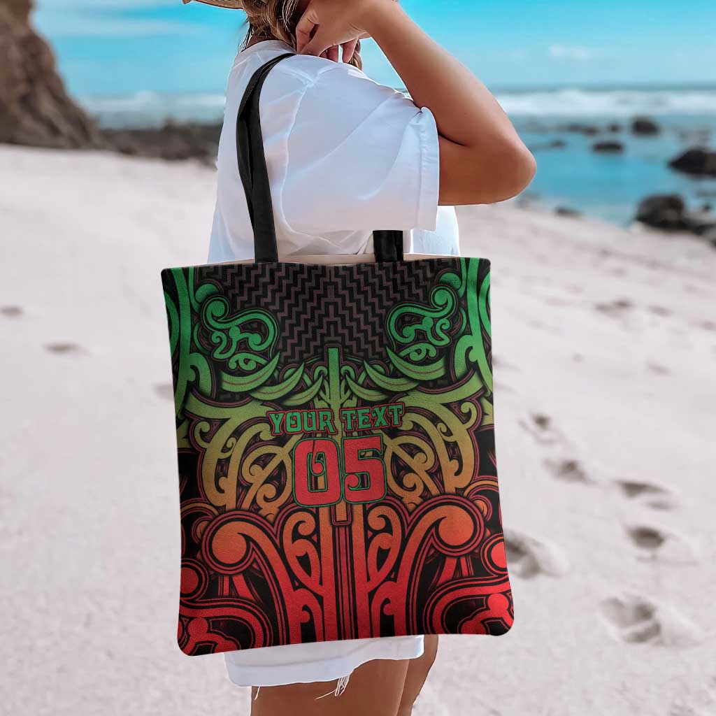 Custom Aotearoa Tuhoe Tote Bag Maori Tribal Pattern Mix Poutama LT05 - Polynesian Pride