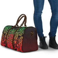 Custom Aotearoa Tuhoe Travel Bag Maori Tribal Pattern Mix Poutama