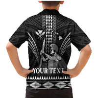 Personalised Hawaii Happy King Kamehameha Day Family Matching Mermaid Dress and Hawaiian Shirt Kakau Pattern LT05 - Polynesian Pride