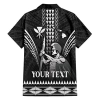 Personalised Hawaii Happy King Kamehameha Day Family Matching Summer Maxi Dress and Hawaiian Shirt Kakau Pattern LT05 - Polynesian Pride