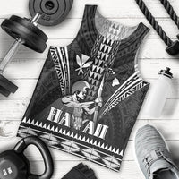 Personalised Hawaii Happy King Kamehameha Day Men Tank Top Kakau Pattern LT05 - Polynesian Pride