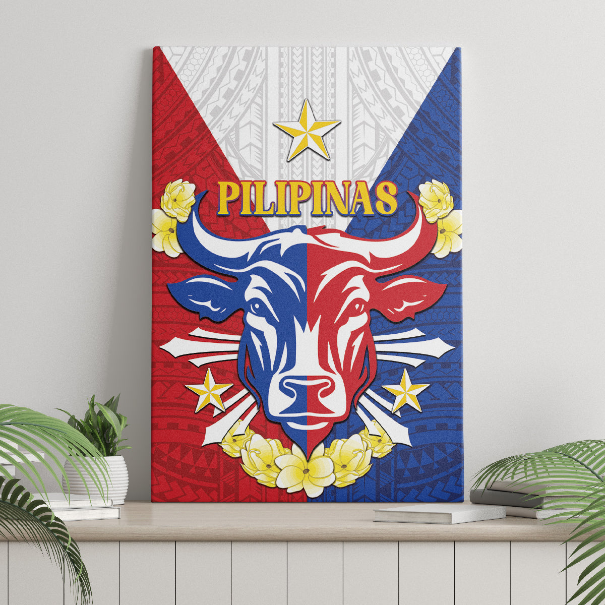 Philippines Independence Day Canvas Wall Art Maligayang Araw ng Kalayaan Filipino Carabao LT05 - Polynesian Pride