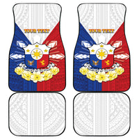 Personalised Philippines Independence Day Car Mats Maligayang Araw ng Kalayaan Filipino Carabao LT05 - Polynesian Pride