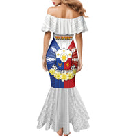 Personalised Philippines Independence Day Family Matching Mermaid Dress and Hawaiian Shirt Maligayang Araw ng Kalayaan Filipino Carabao LT05 - Polynesian Pride