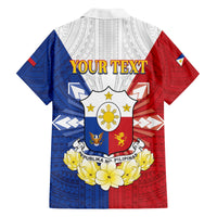 Personalised Philippines Independence Day Family Matching Puletasi and Hawaiian Shirt Maligayang Araw ng Kalayaan Filipino Carabao LT05 - Polynesian Pride