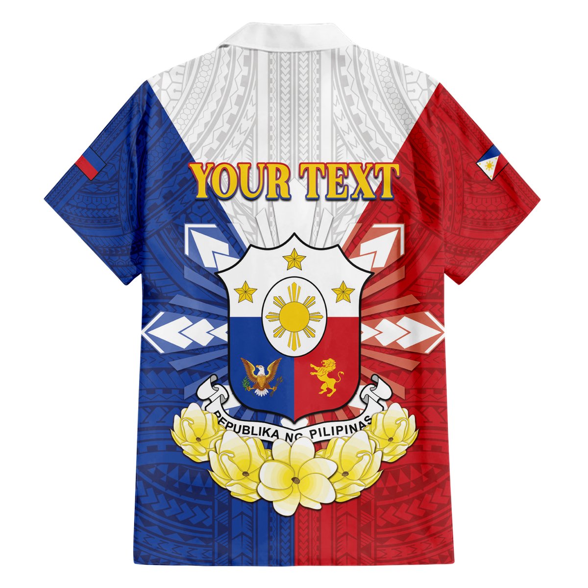 Personalised Philippines Independence Day Hawaiian Shirt Maligayang Araw ng Kalayaan Filipino Carabao LT05 - Polynesian Pride