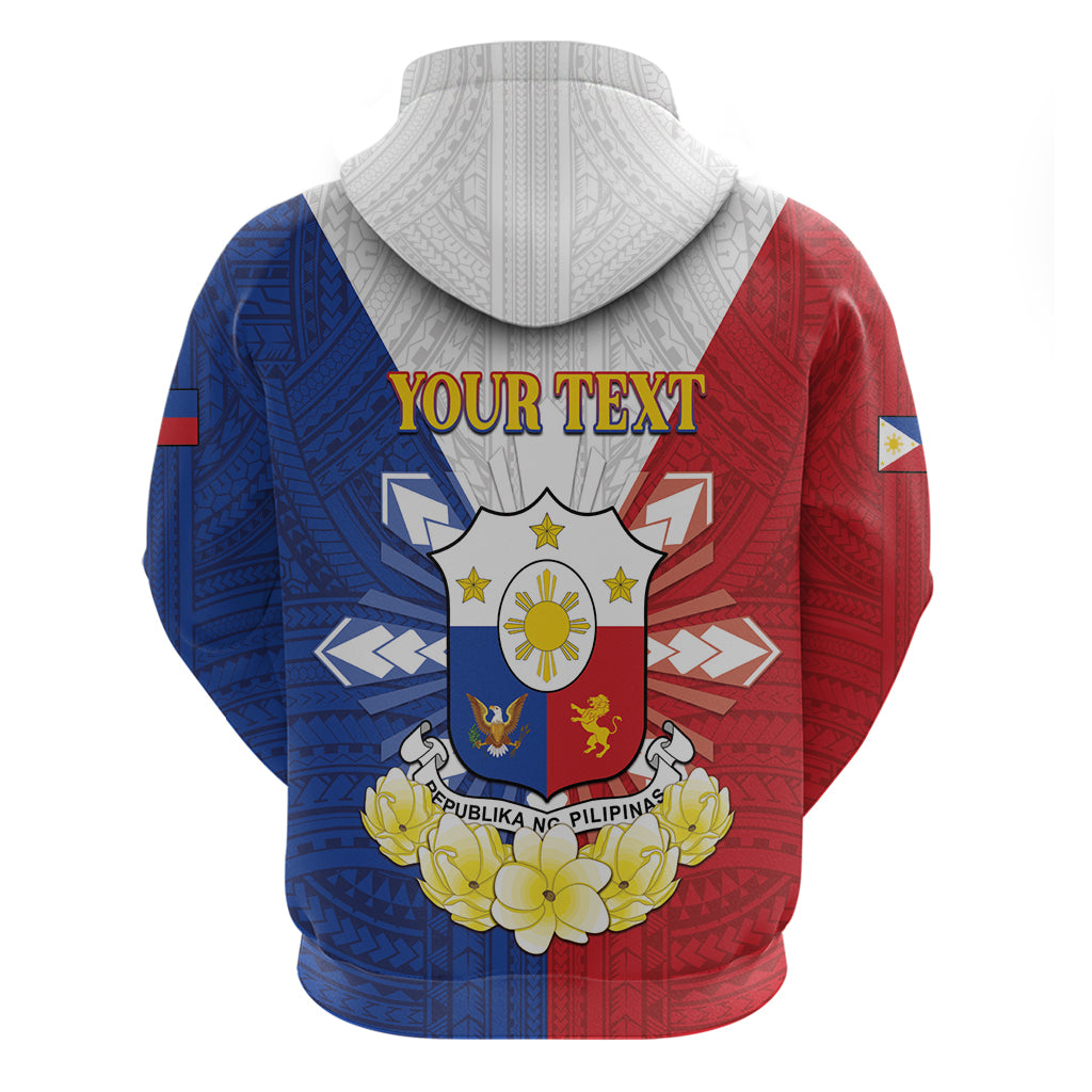 Personalised Philippines Independence Day Hoodie Maligayang Araw ng Kalayaan Filipino Carabao LT05 - Polynesian Pride