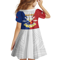 Personalised Philippines Independence Day Kid Short Sleeve Dress Maligayang Araw ng Kalayaan Filipino Carabao LT05 - Polynesian Pride