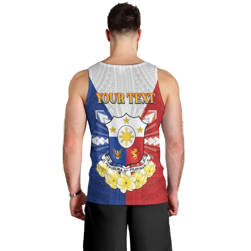 Personalised Philippines Independence Day Men Tank Top Maligayang Araw ng Kalayaan Filipino Carabao LT05 - Polynesian Pride