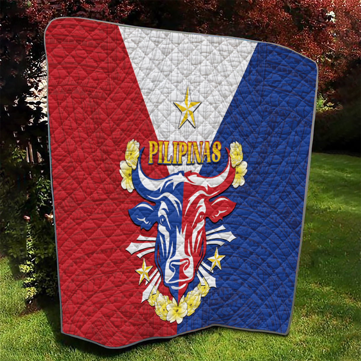 Philippines Independence Day Quilt Maligayang Araw ng Kalayaan Filipino Carabao LT05 - Polynesian Pride