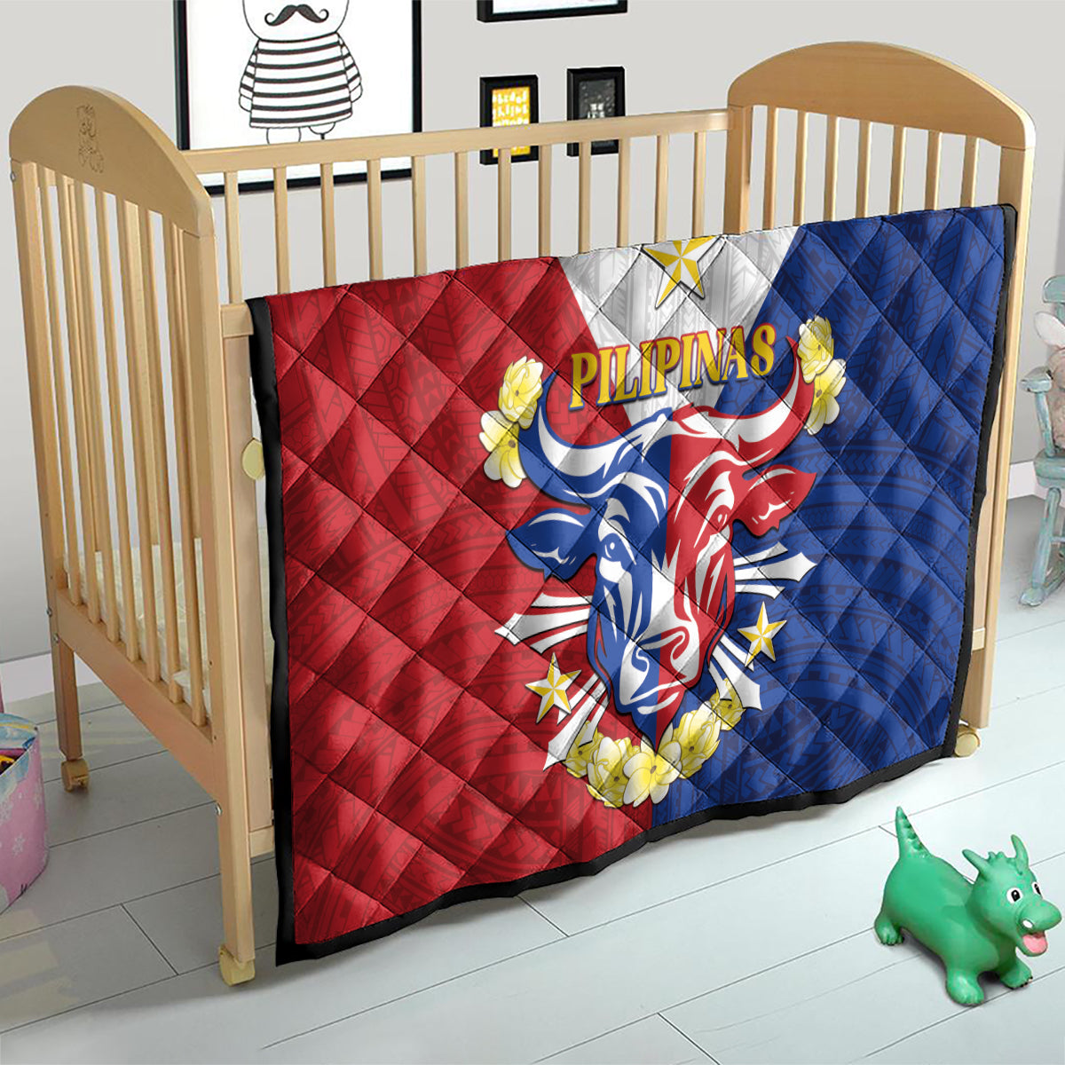 Philippines Independence Day Quilt Maligayang Araw ng Kalayaan Filipino Carabao LT05 - Polynesian Pride