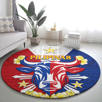 Philippines Independence Day Round Carpet Maligayang Araw ng Kalayaan Filipino Carabao LT05 - Polynesian Pride