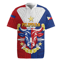 Personalised Philippines Independence Day Rugby Jersey Maligayang Araw ng Kalayaan Filipino Carabao LT05 Red - Polynesian Pride