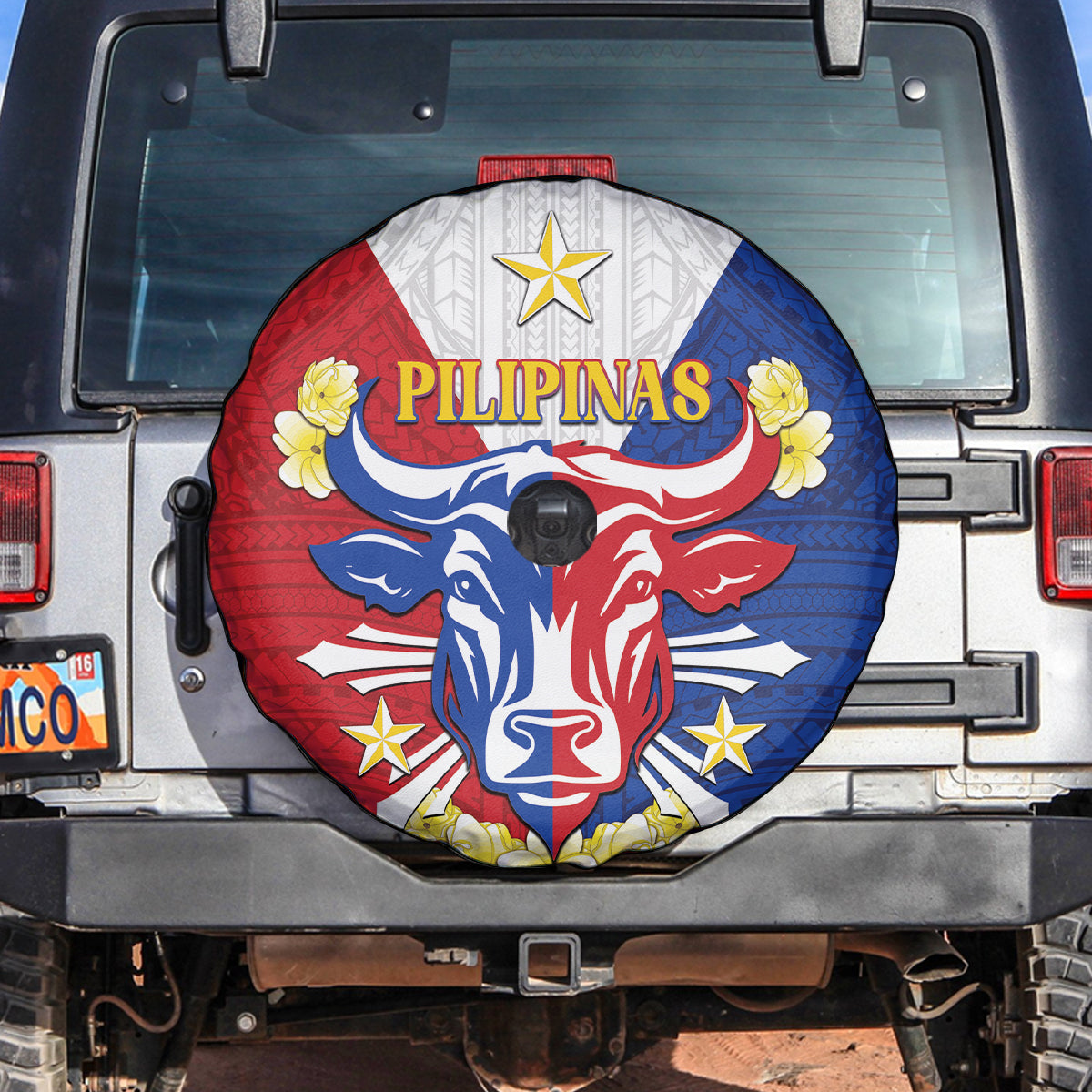 Philippines Independence Day Spare Tire Cover Maligayang Araw ng Kalayaan Filipino Carabao LT05 Red - Polynesian Pride