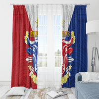 Philippines Independence Day Window Curtain Maligayang Araw ng Kalayaan Filipino Carabao LT05 - Polynesian Pride